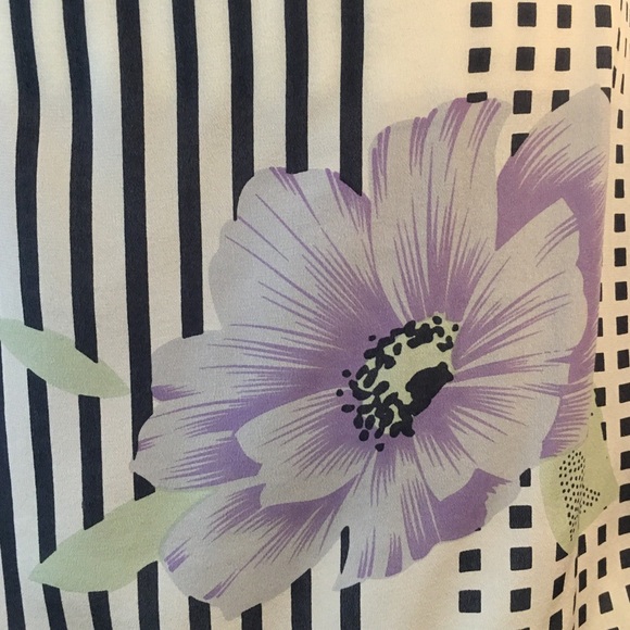 🚫 SOLD 🚫 Petticoat Alley Artsy Silk Tunic Top - Picture 13 of 15